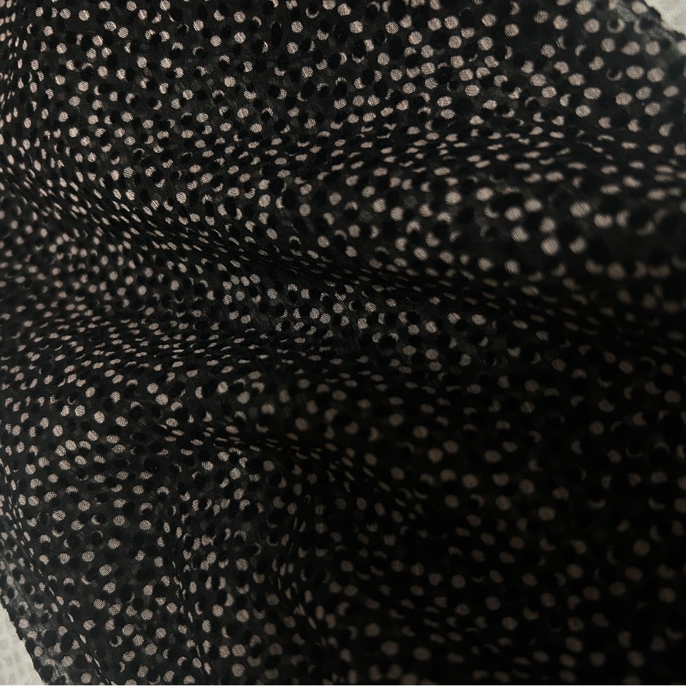 Dynamite Flocked Polka Dot Textured Dress - Picture 7 of 8
